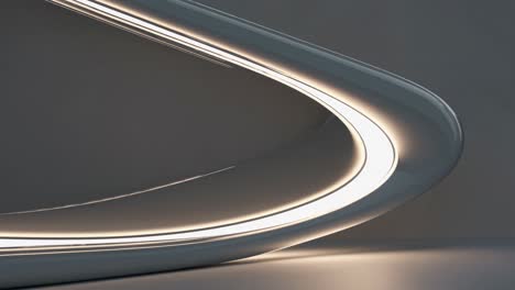 modern abstract lamp detail
