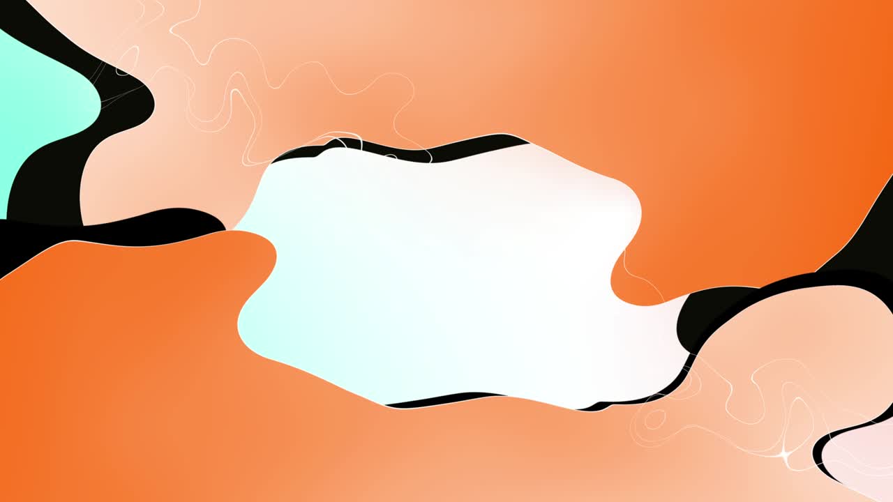 추상적인 다채로운 부드러운 파동적인 배경 애니메이션