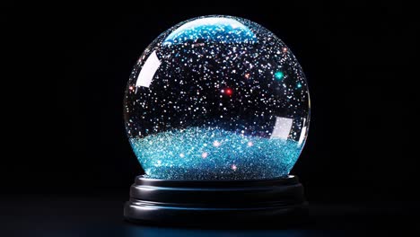 3d rendered snow globe