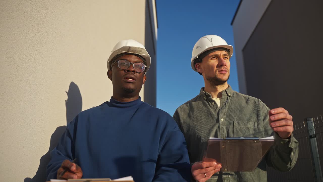 Construction Workers on Job Site