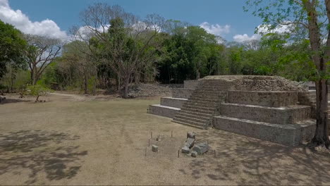 aerial over the lost city of el miradero in guatemala 5