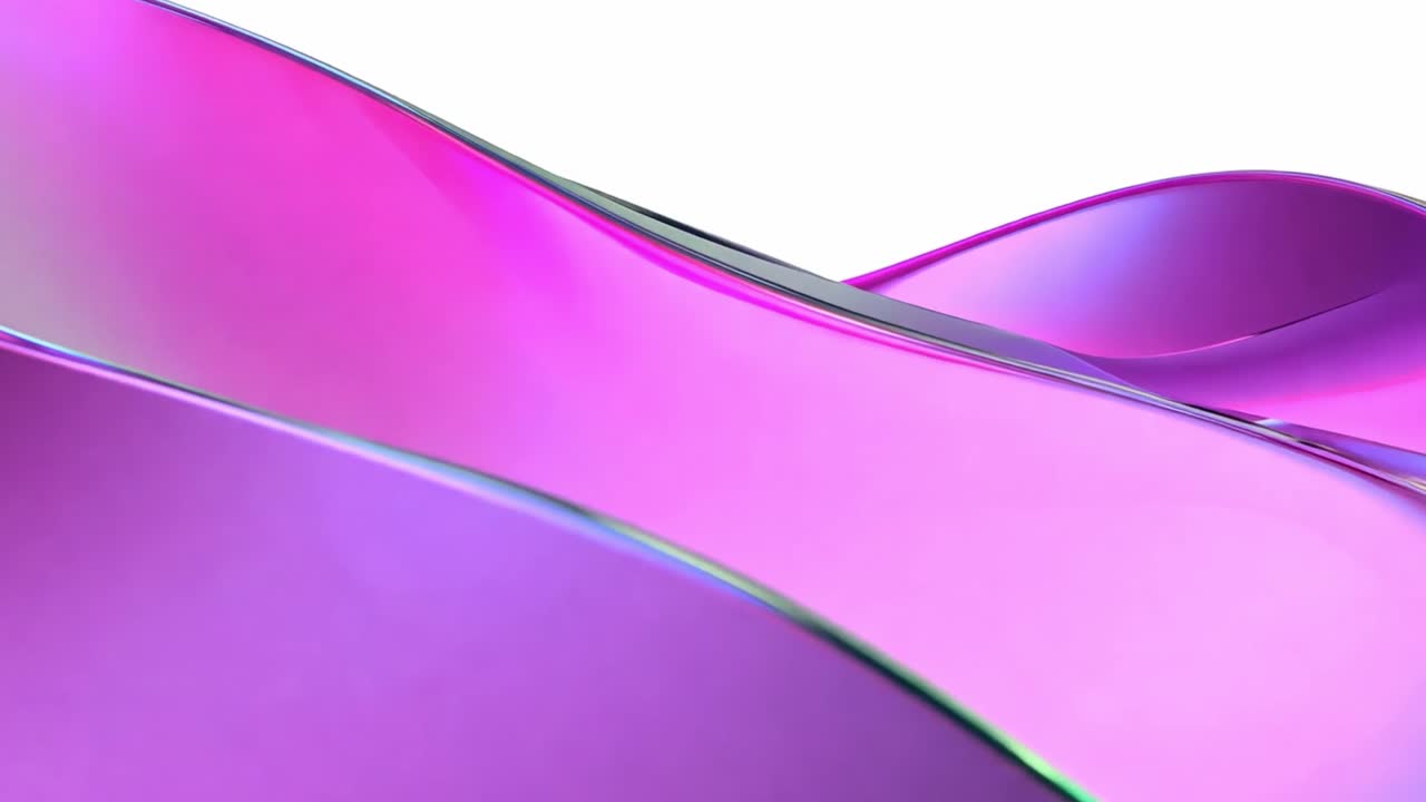 Abstract Purple and Pink Flowing Waves