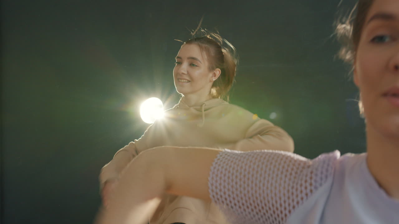 Women Dancing in Studio