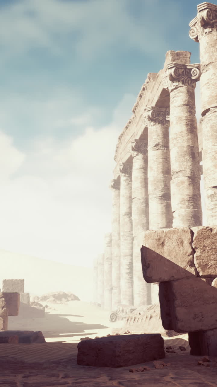 antiguas ruinas del desierto