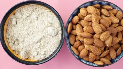almond flour and almonds
