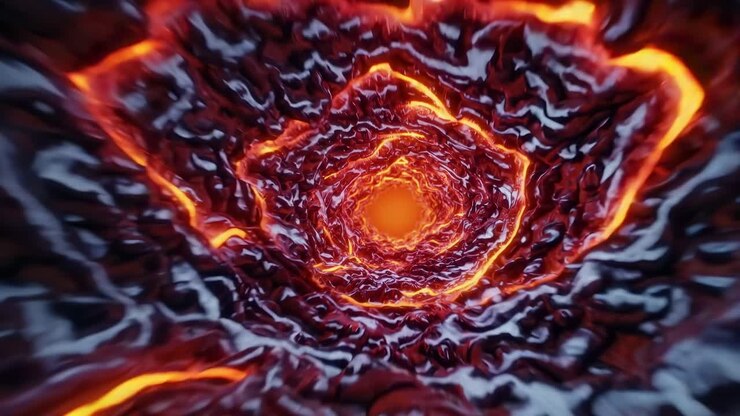 Abstract Tunnel of Fire