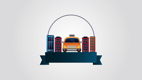 taxi service public on the city