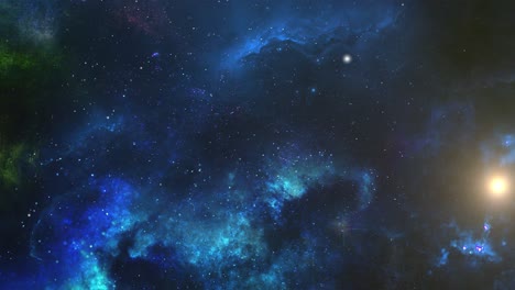 4k de fondo, explorar estrellas y nebulosas en el espacio profundo