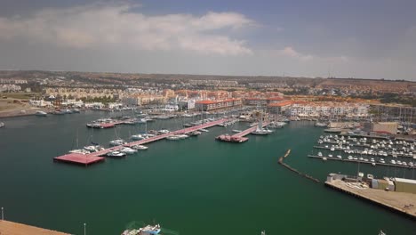 The-harbour-of-Almerimar-in-Almeria-during-a-sunny-summer-day