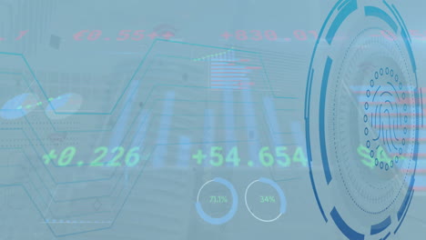 Animation-of-financial-data-processing-over-grid