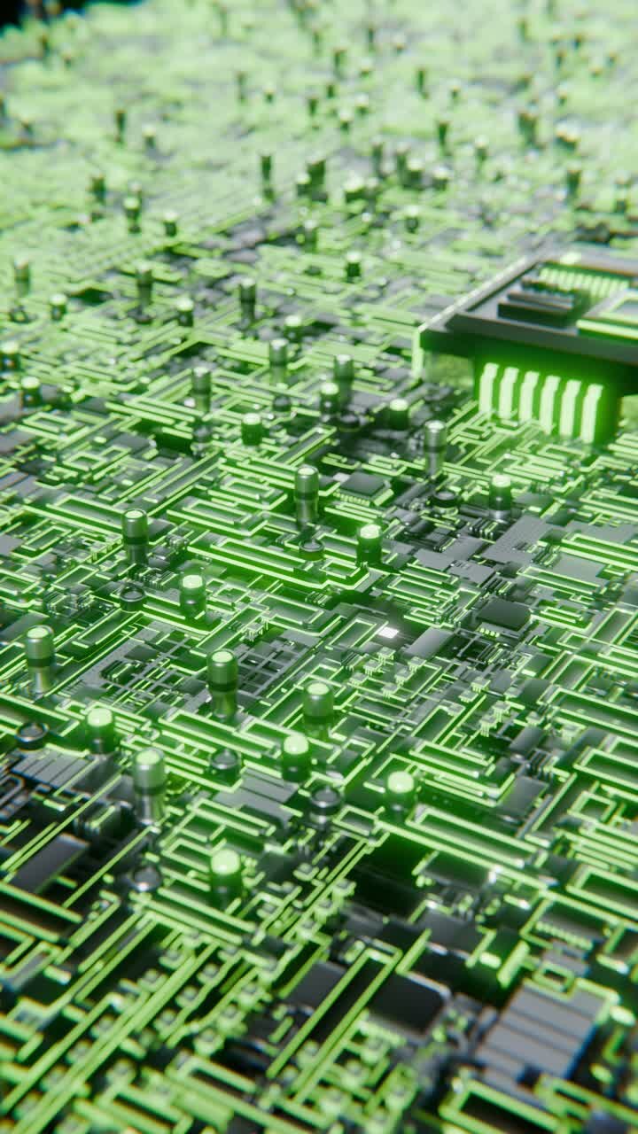 Abstract Circuit Board