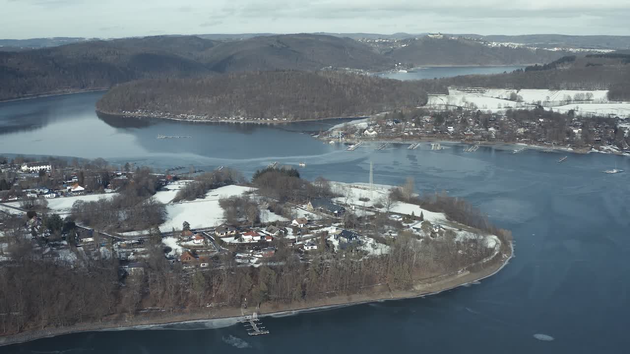 виды национального парка келлер с беспилотного летательного аппарата зимой