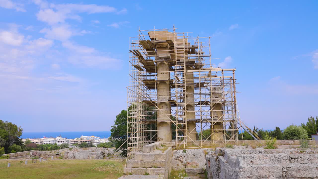 그리스 로데스 아크로폴리스에 있는 아폴로 성전