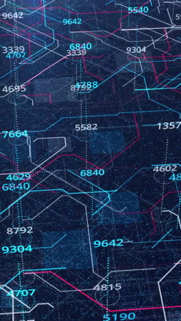 abstract data network visualization