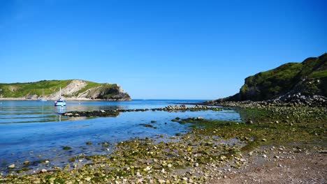 a fishing inlet which leads into the sea