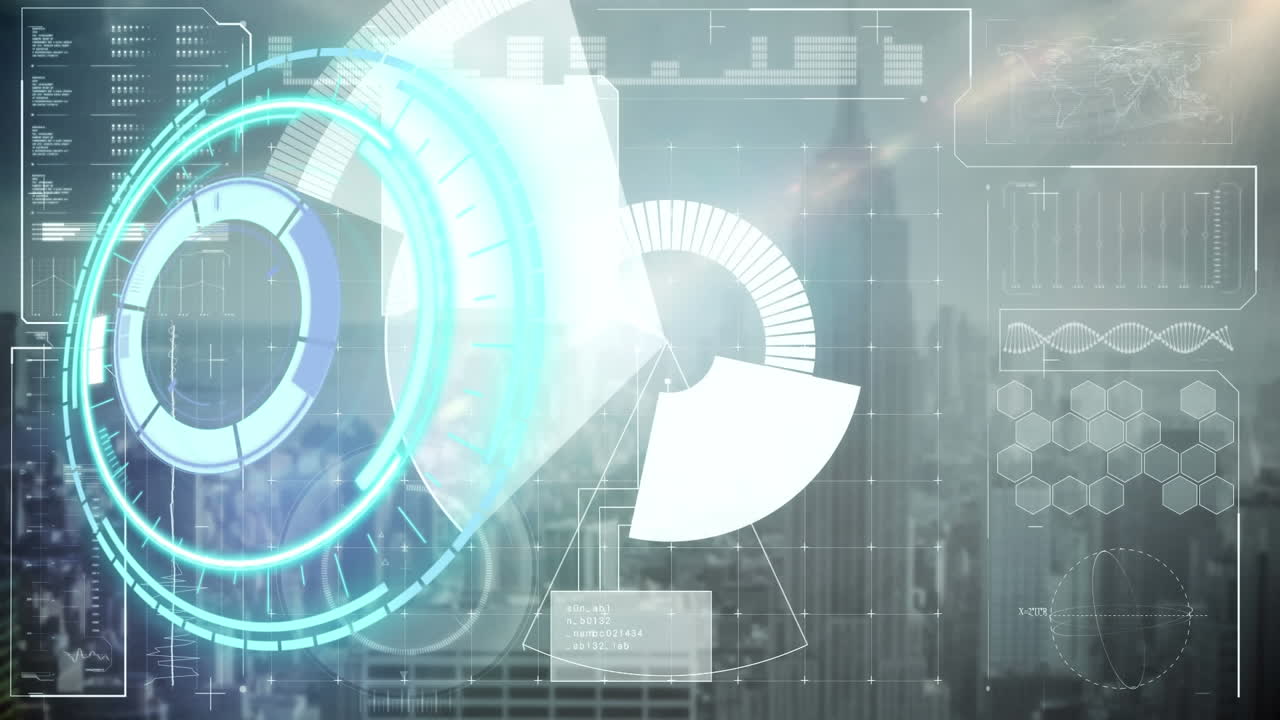 스 ⁇  스캐닝과 데이터 처리 화면의 애니메이션