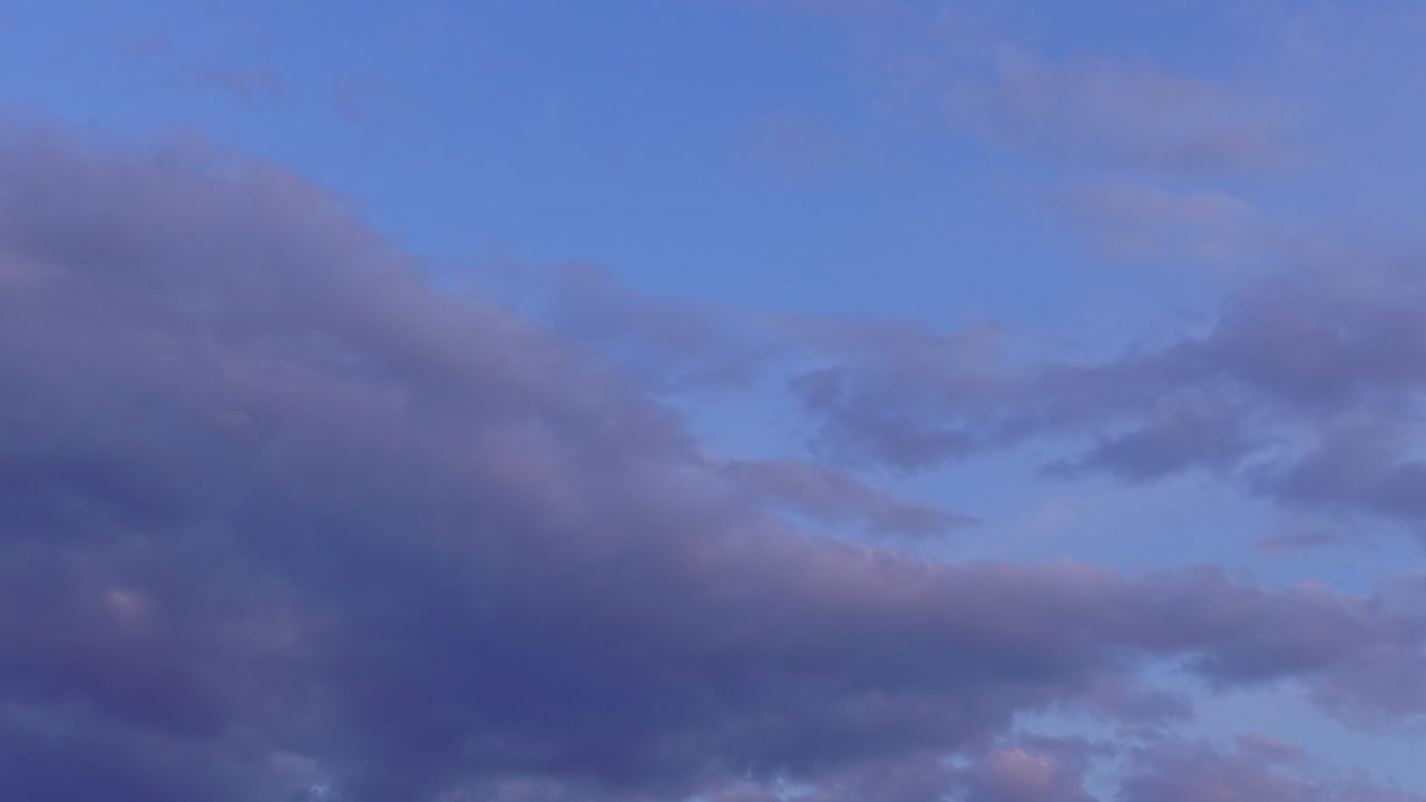 Shooting of clouds in the sky. Time lapse
