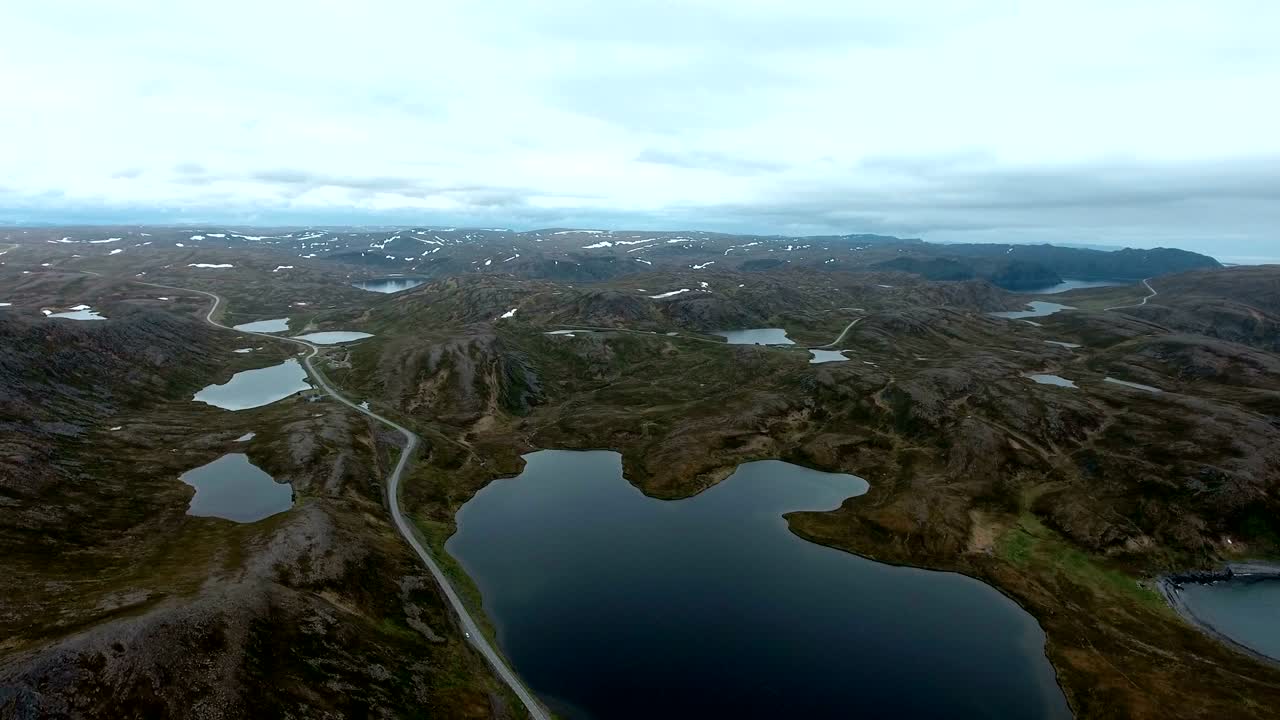 노르웨이 북부의 북쪽 케이프 (nordkapp).