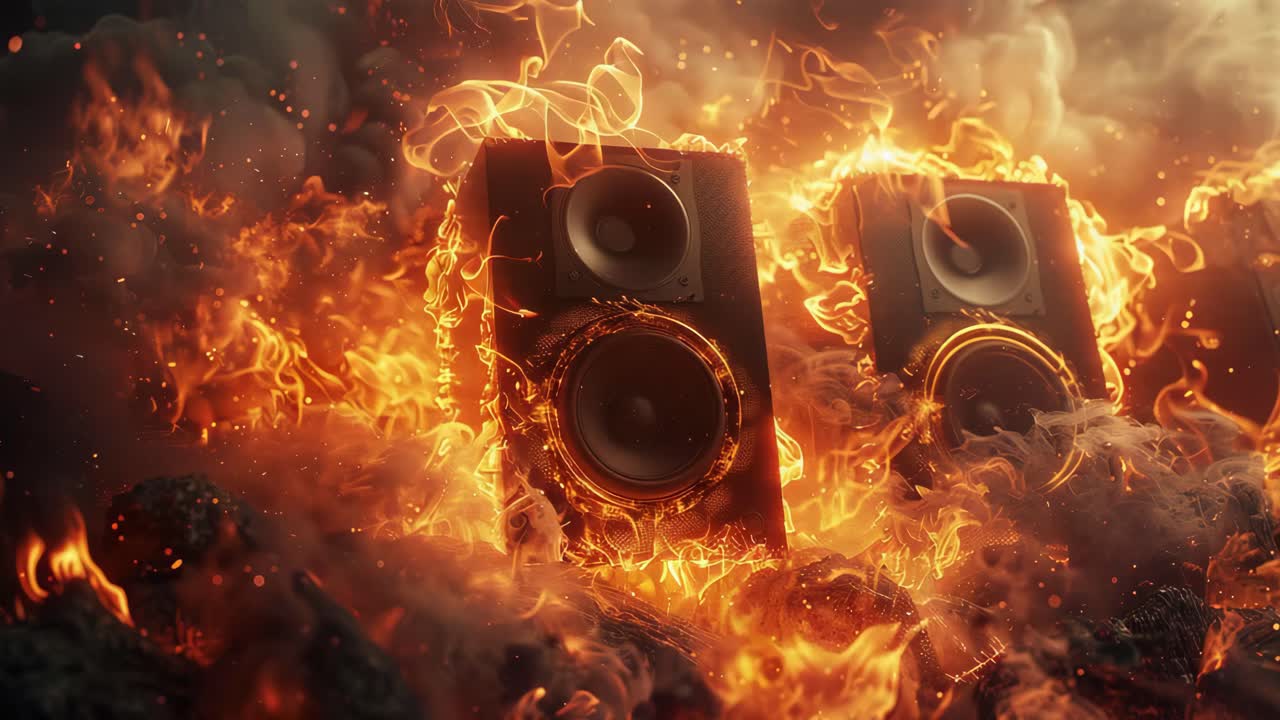 Burning Speakers