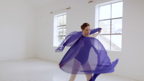 dance, art and creative with woman in ballet