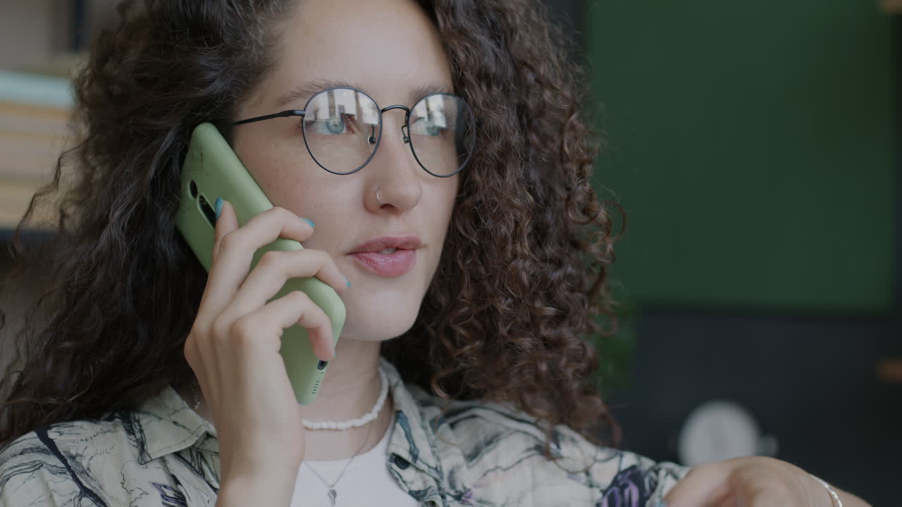 Young Woman on Phone