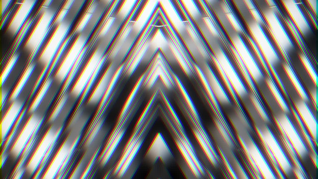 Silver Symmetrical Wall Background Loop with Screen Distortion