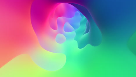 Rainbow-fantasy-tunnel-with-neon-gradient-waves