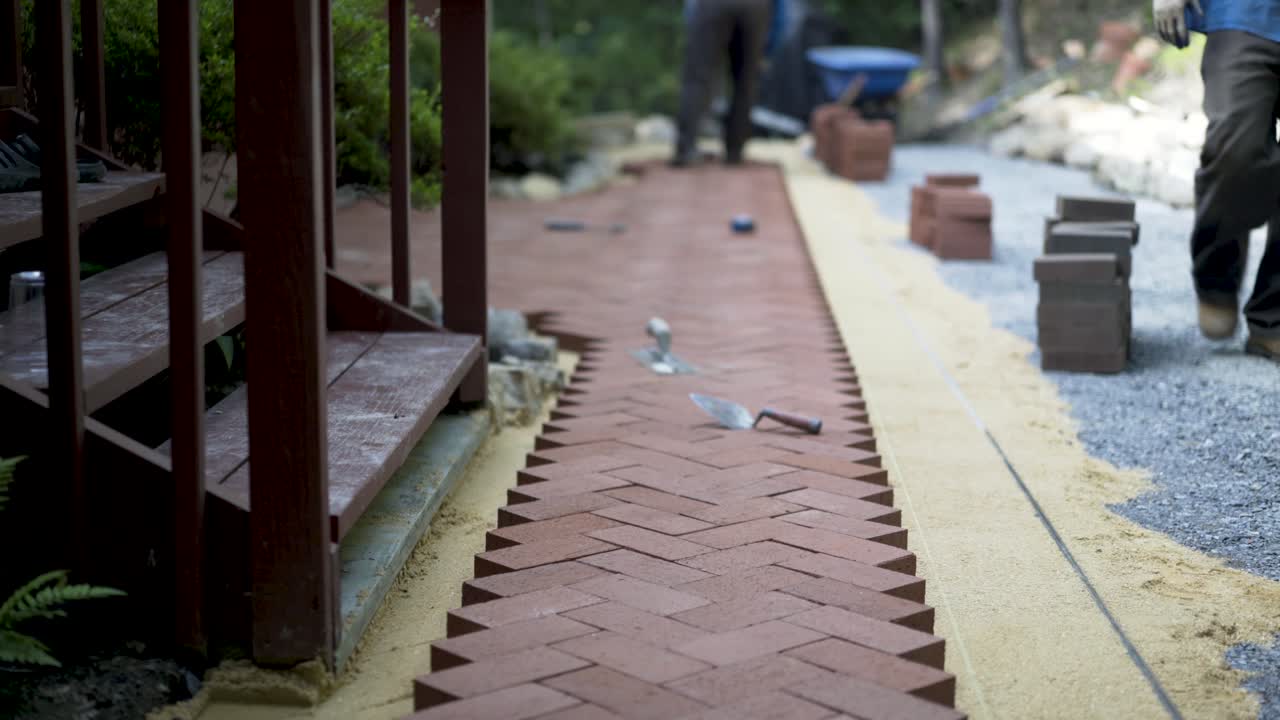 Brick Walkway Construction
