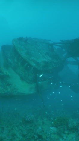 underwater shipwreck