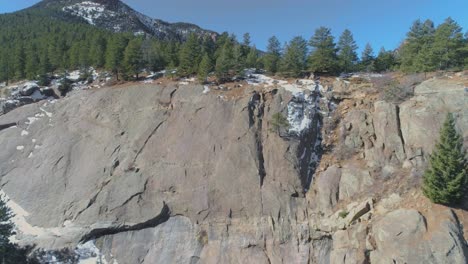 Aerial-footage-from-Helen-Hunt-Falls-recreational-area-near-Colorado-Springs-Colorado