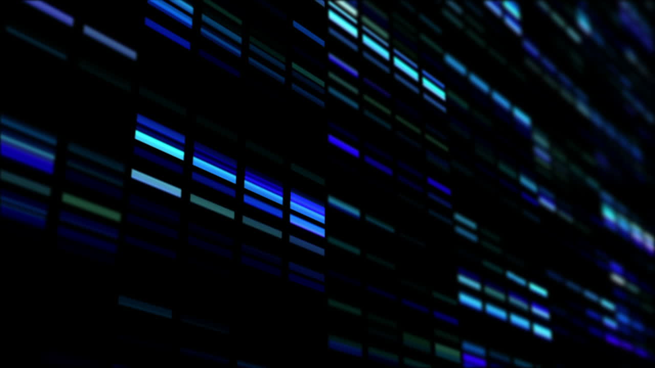 Animation of blue squares moving fast 
