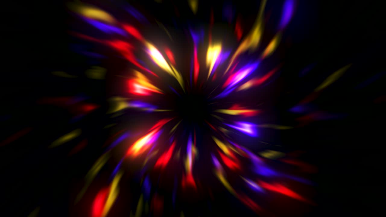 Abstract Glowing Neon Lights Swirl Loop