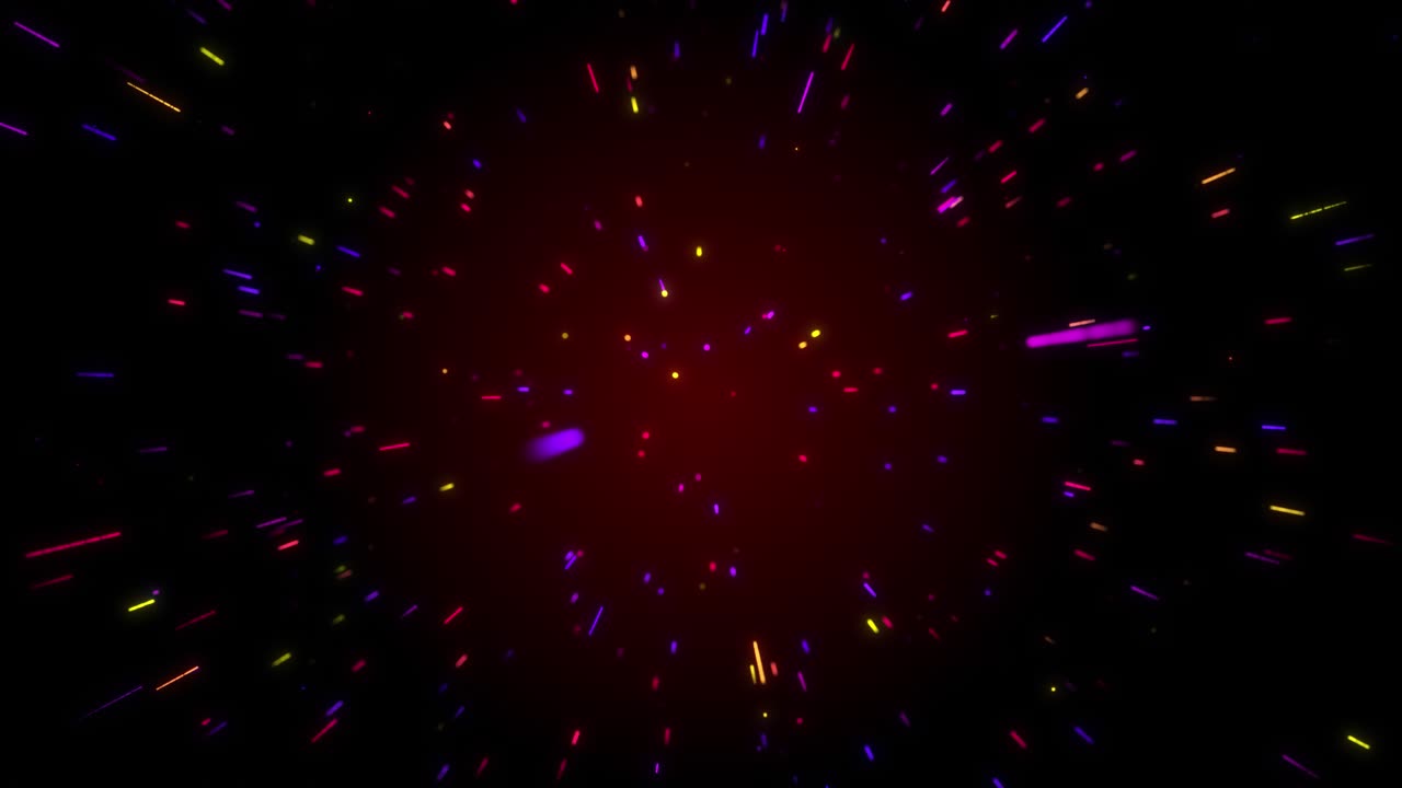 Abstract motion popular magical stardust particles trails sparkling and falling light ray glowing