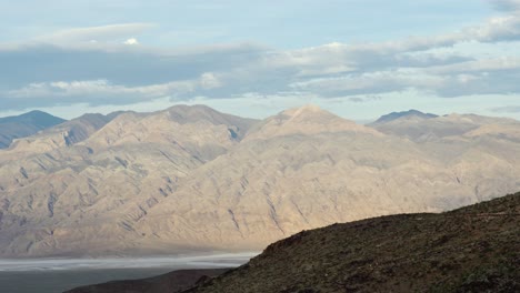 beautiful mountain view early morning in death valley national park in california