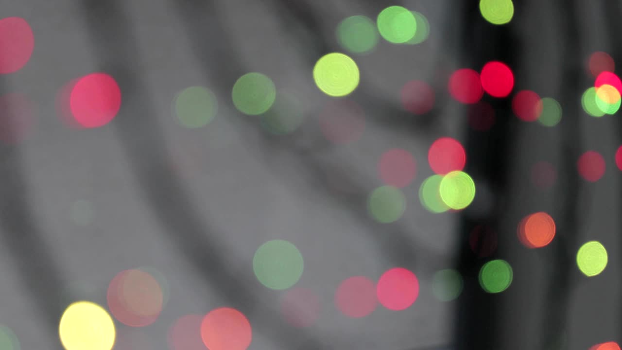 fondo bokeh. guirnalda parpadeante multicolor abstracto fondo borroso