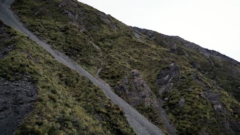 hunting red deer | south island new zealand alps | drone 4k