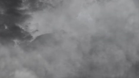 storm clouds with lightning strikes 4k