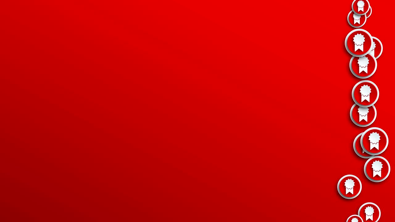 애니메이션 현대 추상 수상 아이콘 모션 배경