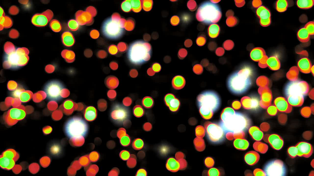 luces de navidad movimiento de bucle de fondo 2