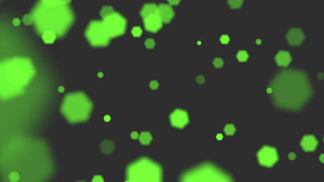 stunning neon green dots on a black background, creating a vibrant display