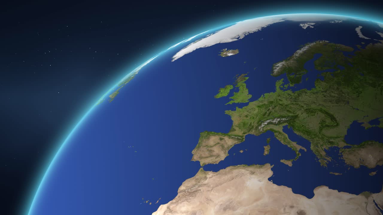 Timelapse of Earth's rotation viewed from space