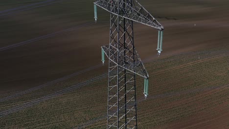 High-Voltage-Power-Lines---aerial-ascending