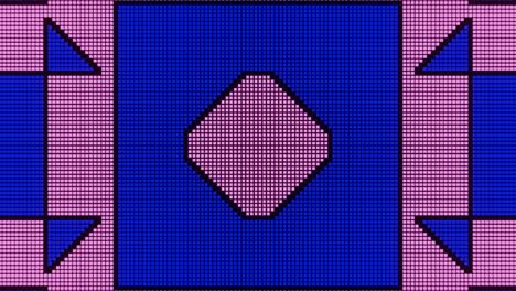vj loop animation of pixel mosaic ver11