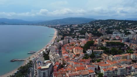 Drone-shot-La-Bocca-town-on-French-Riviera