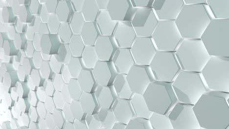 fondo en bucle. cuadrados blancos en movimiento, hermoso movimiento rítmico