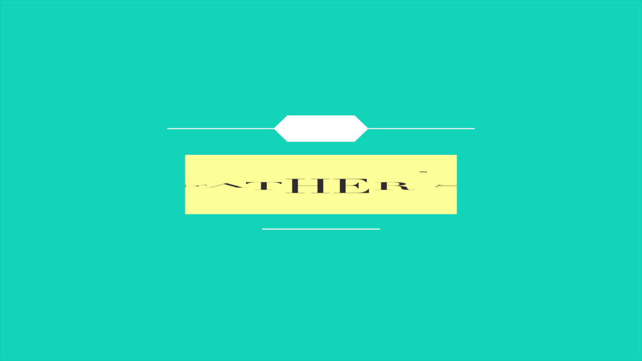 녹색 색상의 복고풍 배지에 대한 아버지의 날