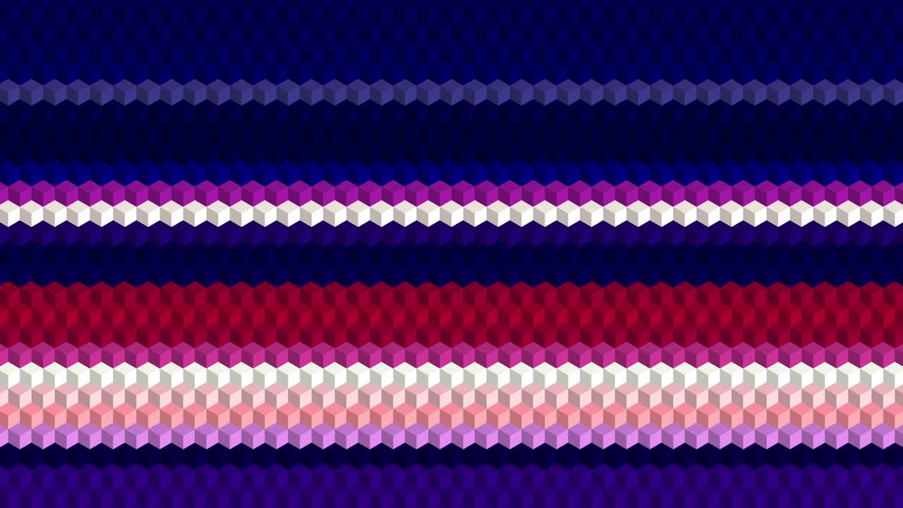 기하학적 추상 디자인, 디지털 글리치 패턴, 전환