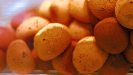 pile of round cookies