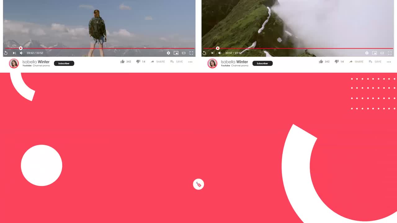 YouTube video about travel and adventure in the mountains