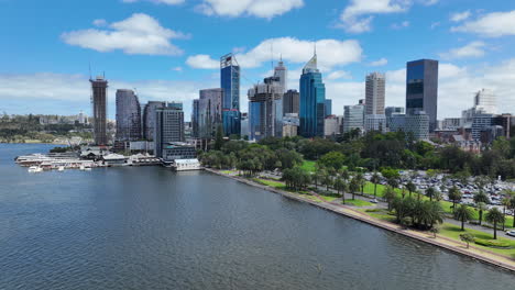 4K-Perth-CBD-Drohnentag